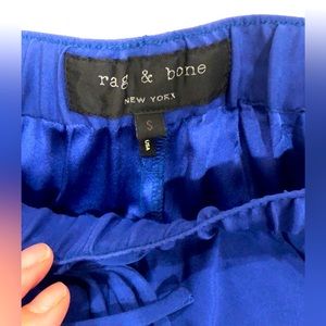 Rag and bone silk drawstring pant